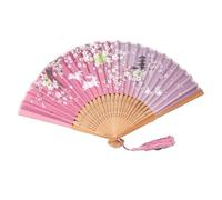 Handmade Hand Fan - Chinese Style Handheld Folding Fan | Wedding, Party, Gift, Folding Fan, Provides a Comfortable Experience.Shake the fan a little to promote air circulation, create a