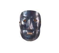 Handmade Historical Replica Lamellar Armor | Authentic Iron Pagoda Plate Armour with Leather Lining for Reenactment, & Display(Visor)