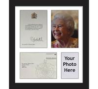 Handmade Hm Queen Anniversary Frame, Photo & Card Display, 20X16 - Black Frame