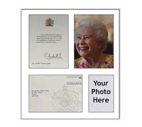 Handmade Hm Queen Anniversary Frame, Photo & Card Display, 20X16 - White Frame