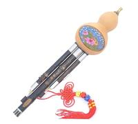 Handmade Hulusi Three-tone Cucurbit Flute In Key Of C And Key Of B Flat Gourd Flute For Beginners Gourd Instrument