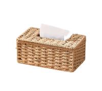 Handmade Imitation Rattan Woven Tissue Box for Home, Living Room, Car, Napkins, Coffee Table.