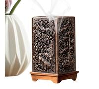 Handmade Incense Holder - Elegant Alloy, Burner Charcoal Artistic Melt and Resin Container, Elegant Compact Desk Decoration | Living Room Bedroom Spa Relaxation