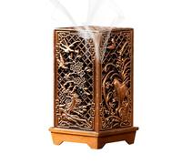 Handmade Incense Holder - Elegant Alloy, Charcoal Burner, Artistic Wax Melt and Resin Container, Stylish Compact Desk Decor, Living Room, Bedroom, Spa, Temple, Relaxation