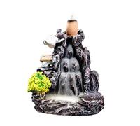 Handmade Incons Burner Unique Art Craft Show with Beautiful Backflow Incite Burner to Create a Peaceful Environment