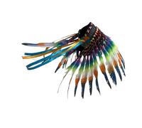 Handmade Indian Feather Headpiece, Lightweight and Practical Hairpieces, Fashion Costume Accessory for Cultural Events, Tribal Costume Accessories