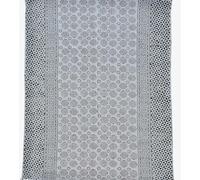 Handmade Jaipur Cotton Block Hand Dabu Printing Rug , Flatweave Ethnic Design, Handwoven, Durable, Soft, Braided Edges & Tassels, Ideal for Living Room, Bedroom, and Hallway (6x9 Feet, Rectangular)