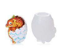 Handmade Jewelry Pendants Casting Mold Casting Mold Dragon Animal Egg Resin Keychain Crystal Epoxy Jewelry Pendant Silicone