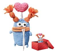 Handmade Key Case - Cuddly Crochet Sausage Mouth Car Keys Organizer Pouch | Handcrafted Compact Keys Holder With Secure Closure | Key Case - Everyday Carry Home Office