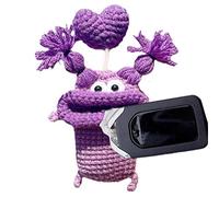 Handmade Key Case, Cuddly Sausage Mouth Car Key Holder Crocheted, Creative Cartoon Key Protector, Handmade Crochet Key Case/Holder, Cuddly Sausage Mouth, d, Siehe Beschreibung