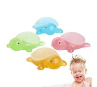 Handmade Kids Soap - 2.36x1.57x0.79in Animal Design Bars, Artisan Crafted Cleansing Set 4pcs,Easy Bath Accessories for Children Tooddlers |Delightful Scent Sensitive Skin Care Home Bathroom Esseential