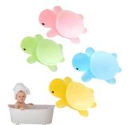 Handmade Kids Soap, Turtle Shape 4X Creative Cute Soap, Natural Mild Cleansing and Moisturizing Body Wash for Boys and Girls, Home Bathroom Use, 2.36x1.57x0.79 inches