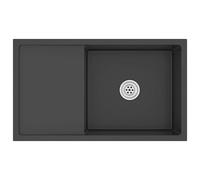 Handmade Kitchen Sink Plumbing Utility Waste Basin Stainless Steel vidaXL