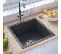 Handmade Kitchen Sink Plumbing Utility Waste Basin Stainless Steel vidaXL