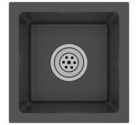 Handmade Kitchen Sink Plumbing Utility Waste Basin Stainless Steel vidaXL