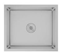 Handmade Kitchen Sink Plumbing Utility Waste Basin Stainless Steel vidaXL