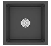 Handmade Kitchen Sink Plumbing Utility Waste Basin Stainless Steel vidaXL