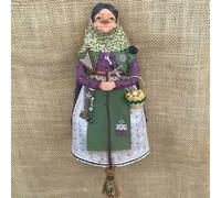 Handmade Kitchen Witch Doll, Good Luck Charm Vintage Cooking Doll, Magic Witch Hanging Home Decor for Mother Mom Chef Friend Who Loves To Cook Birthday