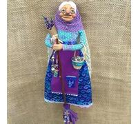Handmade Kitchen Witch Doll, Good Luck Charm Vintage Cooking Doll, Magic Witch Hanging Home Decor for Mother Mom Chef Friend Who Loves To Cook Birthday