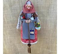 Handmade Kitchen Witch Doll, Good Luck Charm Vintage Cooking Doll, Magic Witch Hanging Home Decor for Mother Mom Chef Friend Who Loves To Cook Birthday