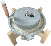 Handmade Lapis Lazuli Stone Mill, Natural Grain Grinder for Flour, Ideal for Grinding Cereals,and Almonds ( 30cm/11.8in)