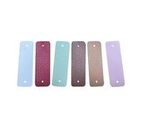 Handmade Leather Crochet Hook Label Can Be Customized with Name Text Leather Label Stickers for Hats Scarves Yarn Hats Scarves DIY Sewing | Advanced Handmade Product Labels Lqz439 (F, 7.30)