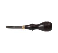 Handmade Leather Roughening Tool Curved Stainless Steel Spatula | Stainless Steel, 4-10mm Widths, Curved & Flat Bases, Improves Dye Adhesion, Comfortable Grip For DIY Leatherwork