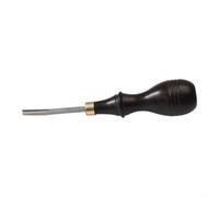 Handmade Leather Roughening Tool Curved Stainless Steel Spatula | Stainless Steel, 4-10mm Widths, Curved & Flat Bases, Improves Dye Adhesion, Comfortable Grip For DIY Leatherwork