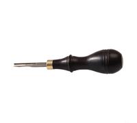 Handmade Leather Roughening Tool Curved Stainless Steel Spatula | Stainless Steel, 4-10mm Widths, Curved & Flat Bases, Improves Dye Adhesion, Comfortable Grip For DIY Leatherwork