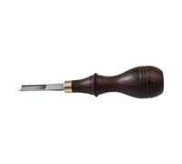 Handmade Leather Roughening Tool Curved Stainless Steel Spatula | Stainless Steel, 4-10mm Widths, Curved & Flat Bases, Improves Dye Adhesion, Comfortable Grip For DIY Leatherwork
