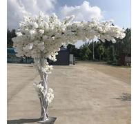 Handmade Lifelike Artificial Garden Trees with Fence and Lawn, Customizable Shape for Outdoor and Indoor Decoration