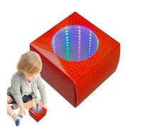 Handmade Light Tunnel - Manual Science Puzzle Toy for Kids | DIY Optical Illusion Kit, Intelligence Game, STEM Education Logic Tool, Classroom Science Prize, Wooden/Multi