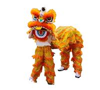 Handmade Lion Dance Costume Set for Chinese New Year Outdoor Performances
