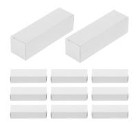 Handmade Lipstick Packaging Box for DIY Lip Balm 50pcs Paper | White Rectangle Square Design, Easy Open-close Storage and Protection, for Daily Use on Go