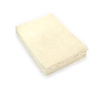Handmade Lokta Card Stock 5x7 Inch Paper with Deckle Edge. Tree-free Lokta Paper for Vintage Stationery, Printing, and Decorative Invitations (50 Sheets)