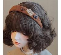Handmade Lolita Maid Cosplay Bear Soft Girl Headband Headdress (Chocolate)