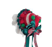 Handmade Lolitas Top Hat Hair Clip Stylish Headdress With Pearls Lace Bowknot Sweet And Elegant Women Barrette