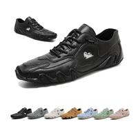 Handmade Low Top Beck Shoes, Women Outdoor Waterproof Non-Slip Lightweight Breathable Casual Flat Bottom Slip-On Comfortable Barefoot Walking Shoes(Black,40 EU)