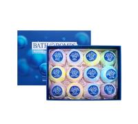 Handmade Luxury Bath Bomb Set (12 Count) - Silky Smooth Formula for Dry Skin Relief, Spa-Inspired Self-Care Gift for Women & Men, Ideal for Birthdays, Mother’s Day, Valentine’s Day