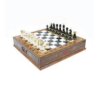 Handmade Luxury Chess Set with Storage, Handmade Decorative Chess Set, Custom Premium Chess Board, Modern Chess Set