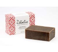 Handmade Luxury Exfoliating Soap - fragranced with Opulence of Amber and Calming Sandalwood - Palm Oil FREE, No Preservatives, Plastic Free, Never tested on Animals … (1)