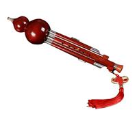 Handmade Mahogany Gourd Flute Hulusi Instrument Cucurbit Flute Flute Chinese National Musical Instrument for Beginners Gourd Flute