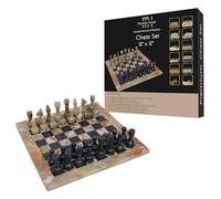 Handmade Marble Chess Set - Green & Black (12 x 12 Inches) - Chess Sets for Adults - Premium Quality Chess Boards - Fancy Chess Boards