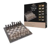 Handmade Marble Chess Set - Oceanic & Virona (12 x 12 Inches) - Chess Sets for Adults - Premium Quality Chess Boards - Fancy Chess Boards
