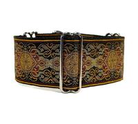 Handmade Martingale Greyhound/Saluki/Whippet Dog Collar 2'' Wide (M 14"-18")