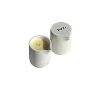 Handmade Massage Candle in Stone Jar - Pour Candle with Shea Butter, Jojoba Oil & Lavender - Body Serum Candle + Free Mini Balm & Bamboo Spatula - Self-Care Gift