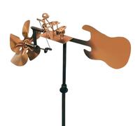 Handmade Metal Drummer Windmill, Drummer Windmill Garden Decoration, Stainless Steel Musical D-rummer Wind-mill, Outdoor Wind Spinner Statue for Lawn Patio Spring Family