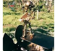 Handmade Metal Rock Band Wind Spinner - Guitar Windmill Garden Decoration for Outdoor Yard Patio - Music Lovers Sculpture Ornament