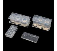 Handmade Milk Tea Cup Bottle Pendant UV Resin Casting Mold Silicone Kit Miniture Food for Play Craft T Resin Mold Kit Flowers