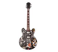 Handmade Mini Guitar Replica - Tribute to Famous English Band